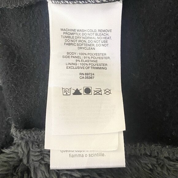 Columbia Womens Size Medium Plush Fleece Mixed Media Jacket Full Zip Black - Picture 12 of 12